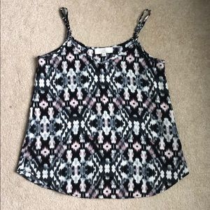 Chic multicolored spaghetti strap shirt